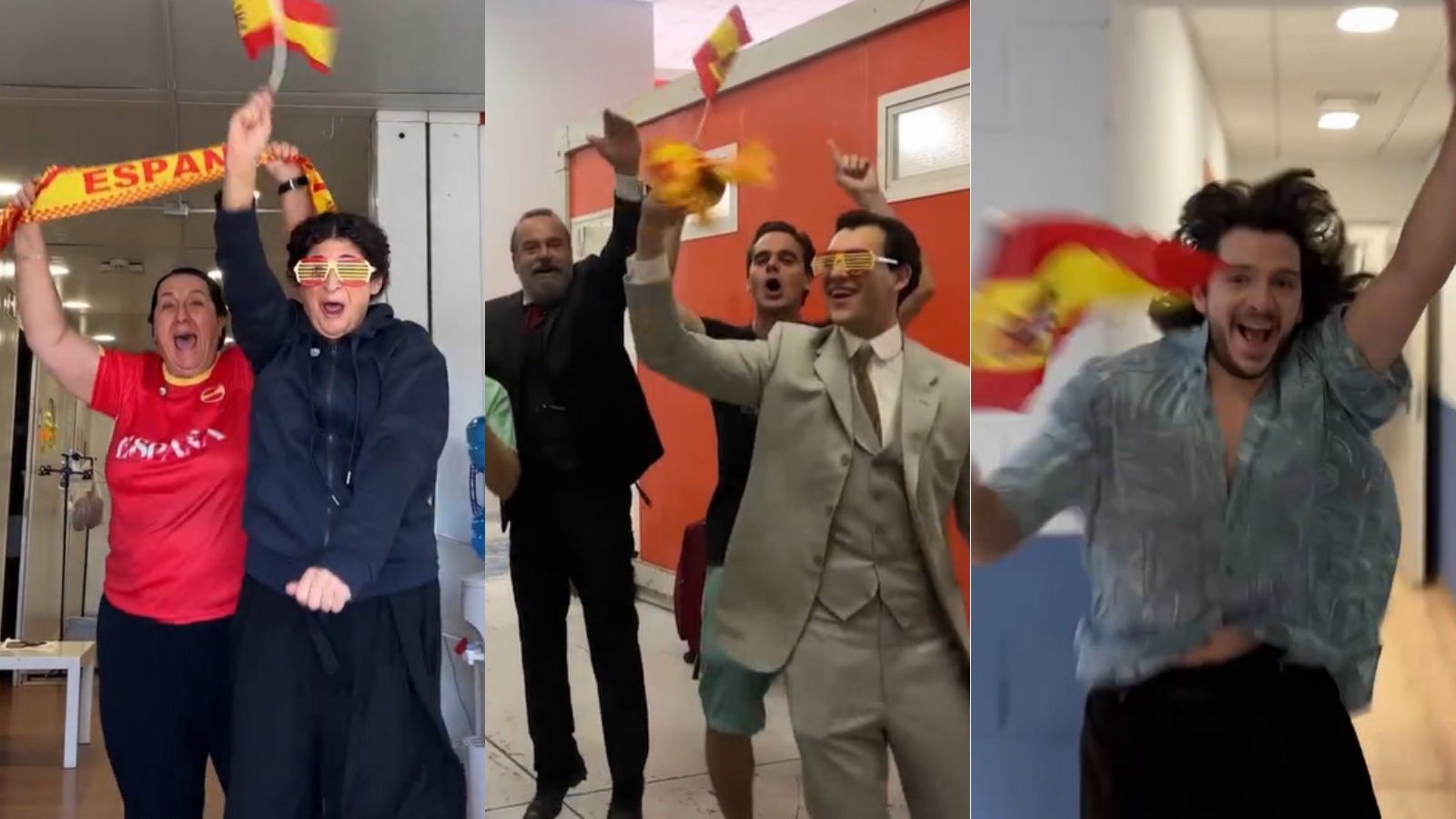 "¡Hoy estamos de celebración!": Actores de "La Promesa" se suman a la alegría del título de España
