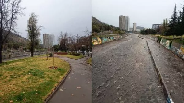 ¿A qué hora volverá a llover en Santiago este jueves?