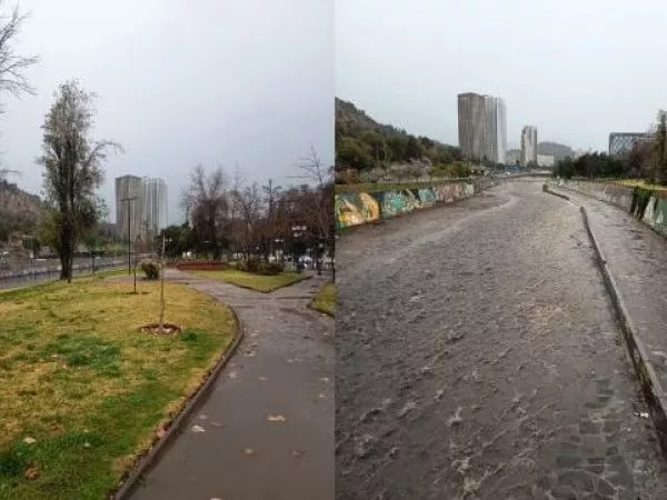 ¿A qué hora volverá a llover en Santiago este jueves?