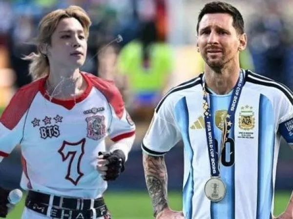 Jimin deja atrás a Messi su jersey triplica el valor de la camiseta del argentino en subasta