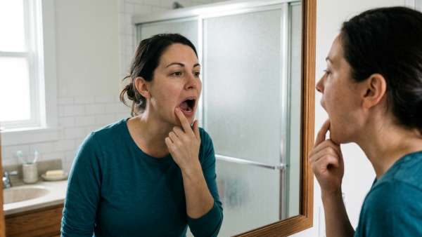 Cómo detectar el cáncer de cabeza y cuello mirándose al espejo
