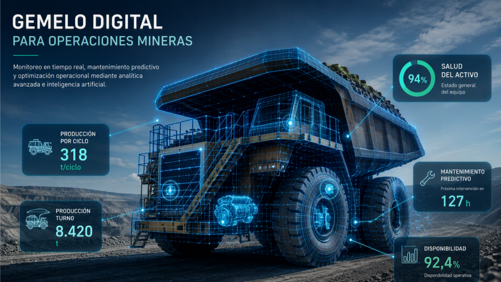 Avances en minería: Réplicas virtuales y diseño predictivo pueden reducir hasta un 15% los costos operativos en faena
