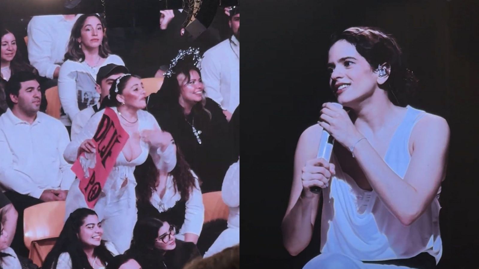 “Lindo Calama”: La inesperada reacción de Rosalía que provocó risas en su segundo concierto en Chile
