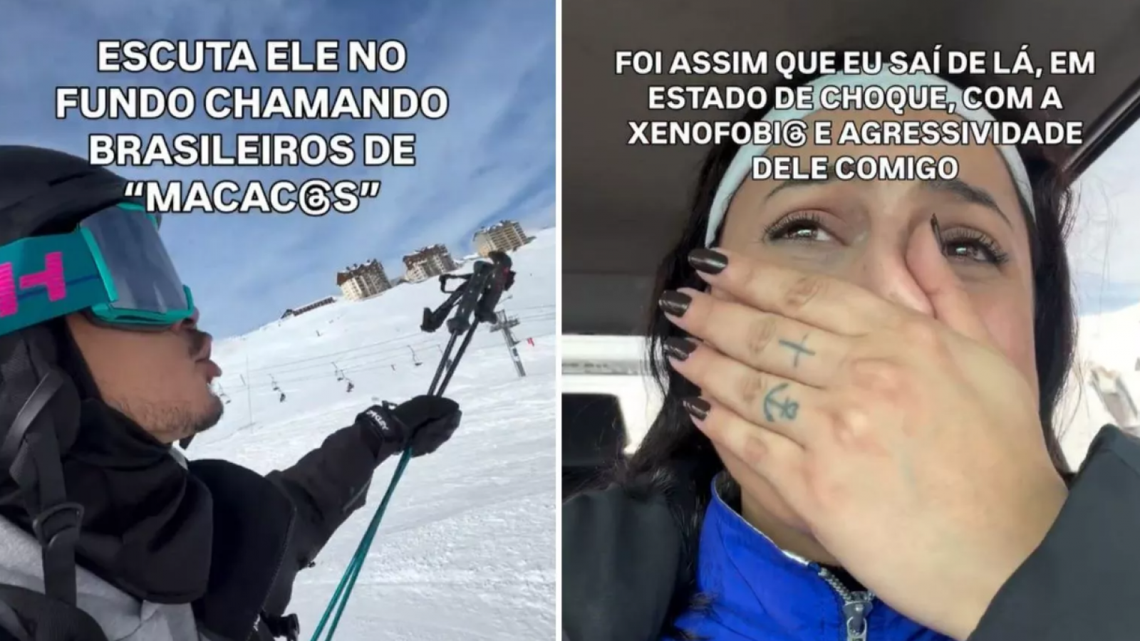 Vergüenza y condena total: Brasileña denuncia dichos xenofóbicos de instructor en Valle Nevado
