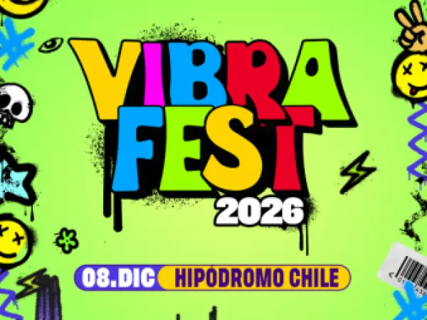 Vibra Fest confirma su regreso: festival se realizará el 8 de diciembre en el Hipódromo Chile