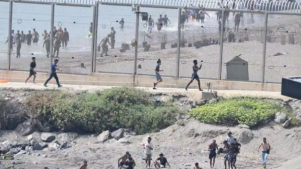 Crisis migratoria en España: Ceuta recibe más de 40 mil personas en un día
