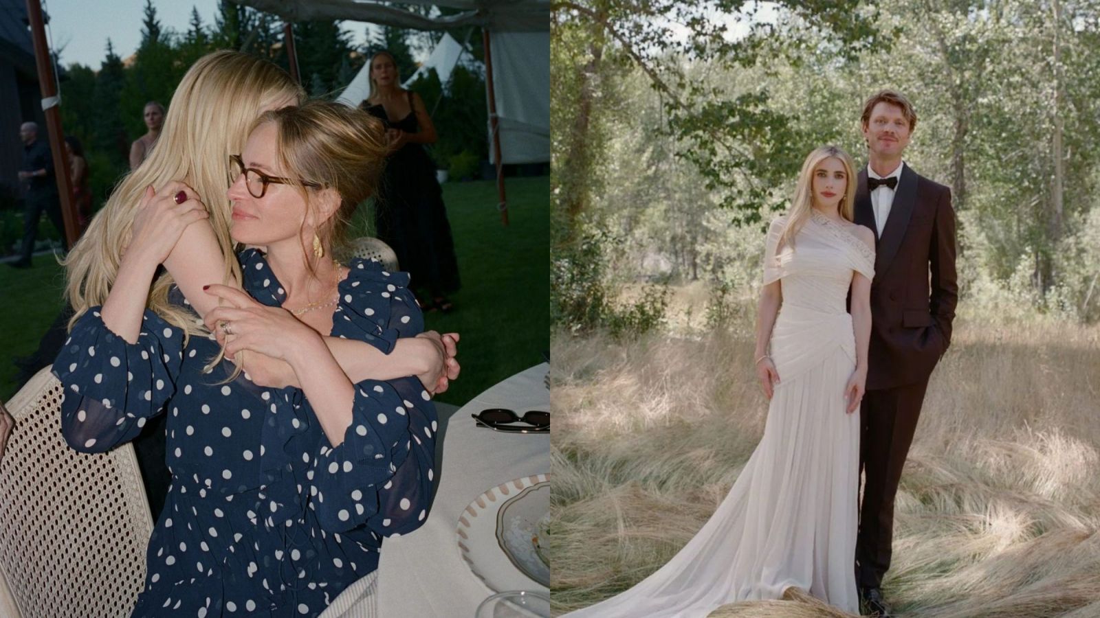 Emma Roberts revela las primeras fotos de su boda con Cody John
