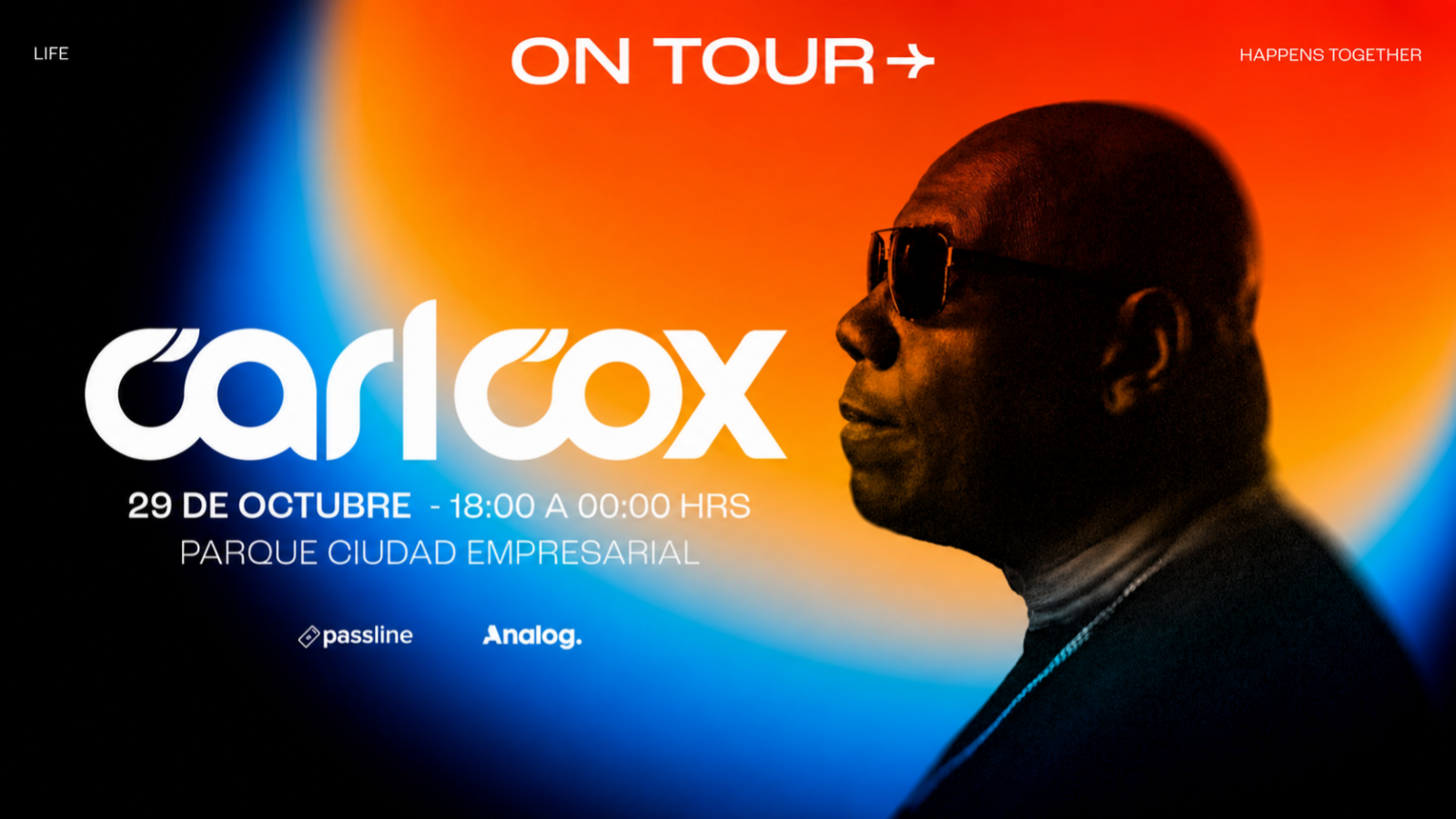Carl Cox regresa a Chile con una jornada electrónica al atardecer
