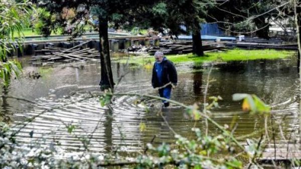 Históricas lluvias en Valdivia: Solo en julio cayeron más 850 mm de agua