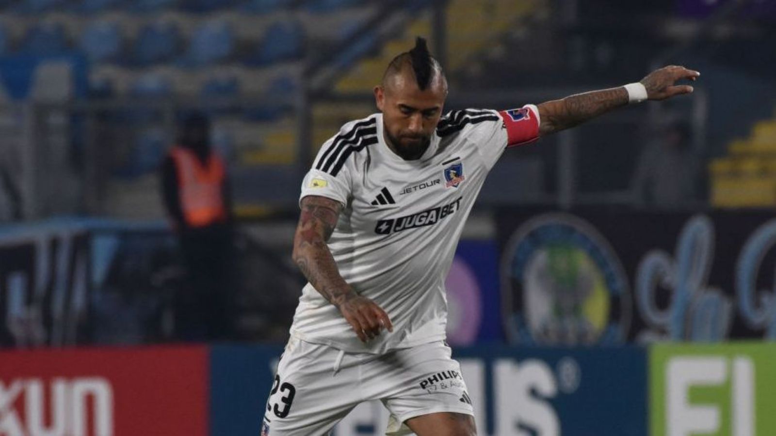 <p> El desliz de Arturo Vidal en plena transmisión</p>
