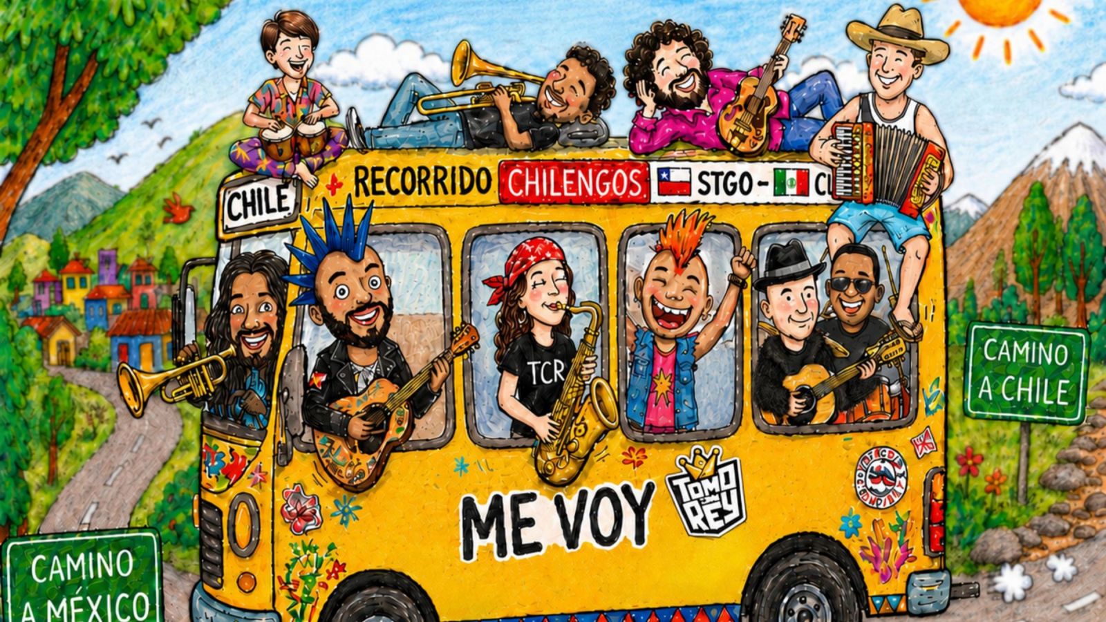 Tomo Como Rey rinde homenaje a la música mexicana con una versión cumbia-ska de "Me Voy" de Julieta Venegas
