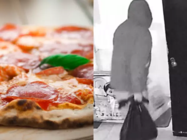 Insólito robo en Argentina: hombre se llevó 10 kilos de pizza tras saquear un salón de fiestas infantiles