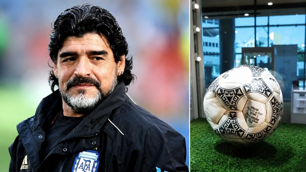 ¡Tesoro del deporte! La pelota de la “Mano de Dios” de Maradona será subastada
