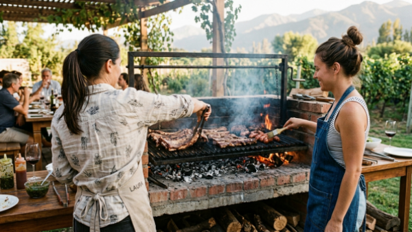 <p>Mujeres al fuego</p>