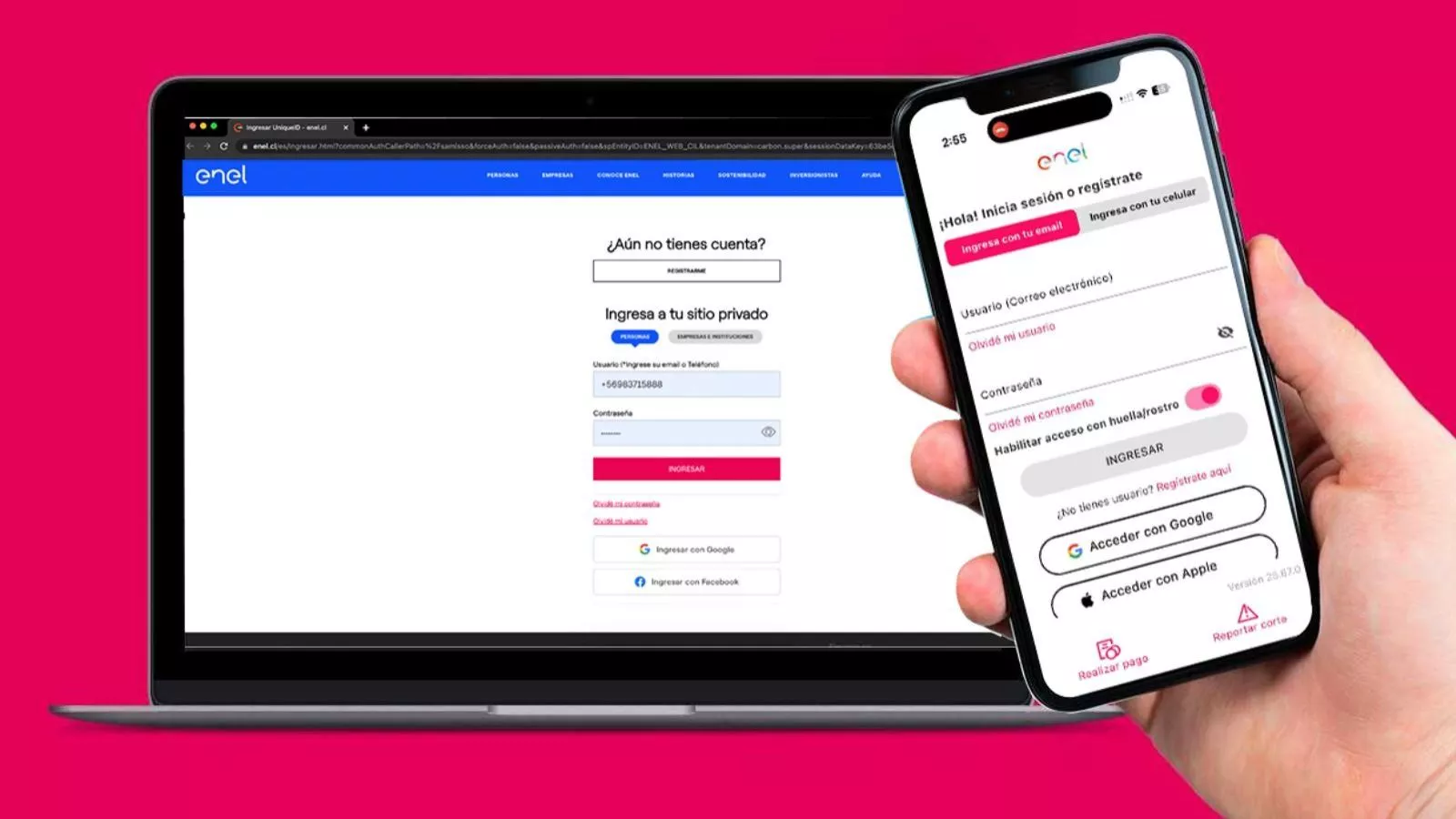Enel modifica el proceso de pago online: Así puedes pagar tu cuenta