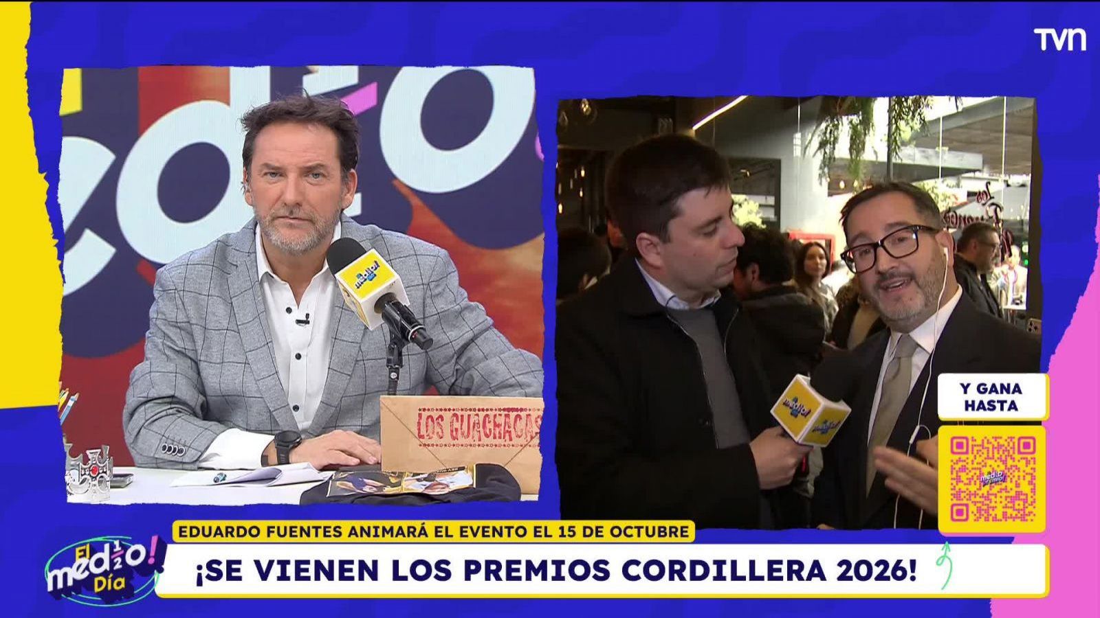 ¡Se vienen los Premios Cordillera! Daniel Fuenzalida y Eduardo Fuentes están nominados
