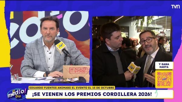 ¡Se vienen los Premios Cordillera! Daniel Fuenzalida y Eduardo Fuentes están nominados
