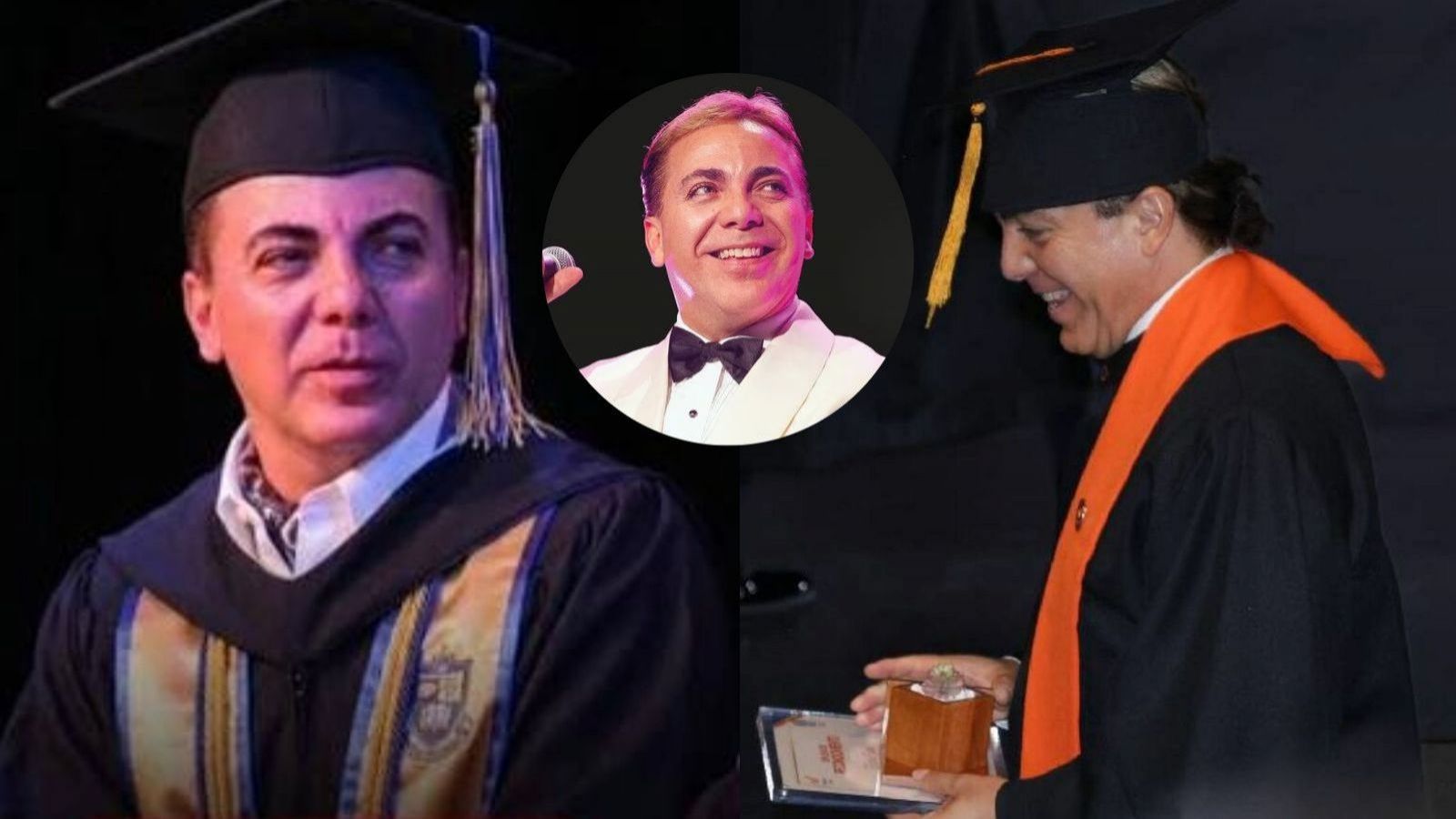 <p>Cristian Castro terminó el colegio a los 51 años y por fin pudo graduarse</p>
