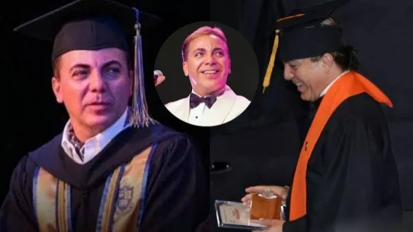 Cristian Castro terminó el colegio a los 51 años y por fin pudo graduarse