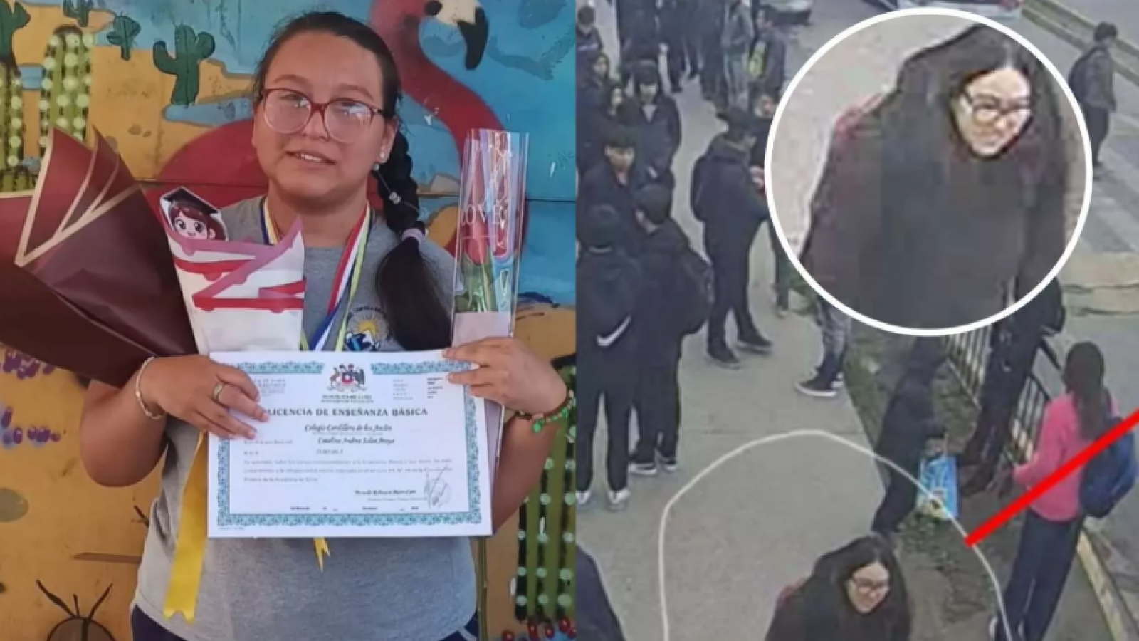 Desesperada búsqueda de Catalina: salió del colegio y lleva una semana desaparecida
