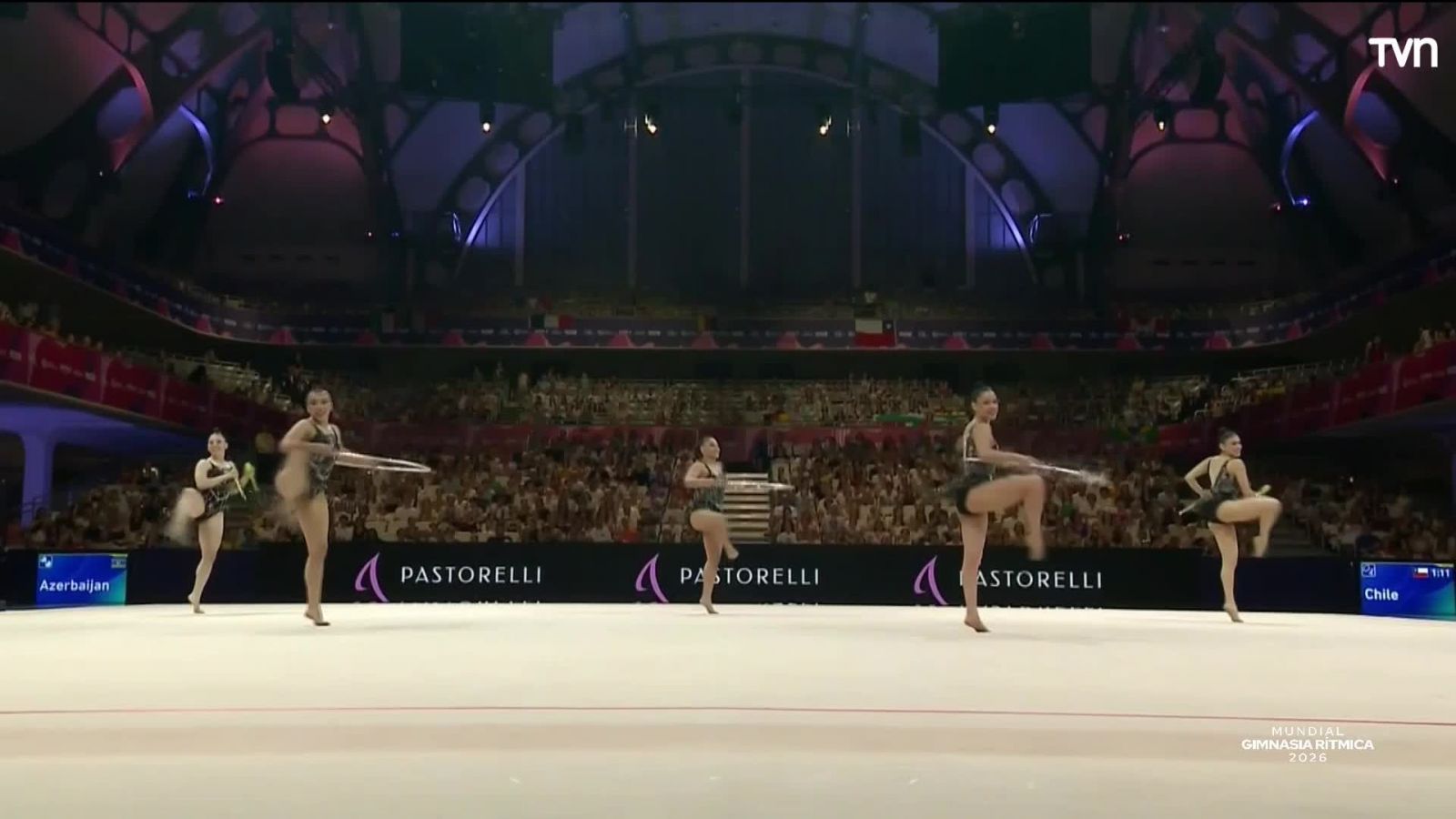 Chile debuta en el Mundial de Gimnasia Rítmica: Mira la presentación
