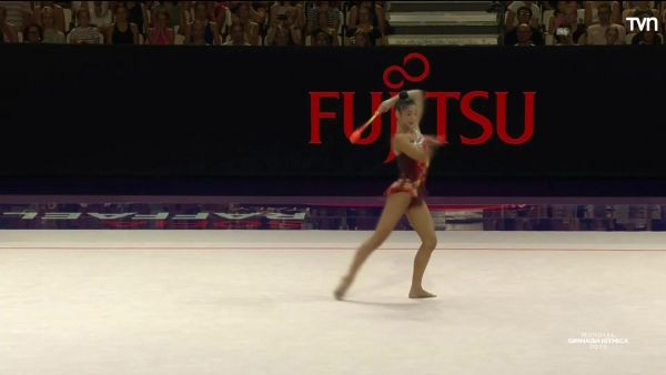 <p>Sofia Raffaeli </p>El talento de la italiana Sofia Raffaeli en el Mundial de Gimnasi Rítmica
