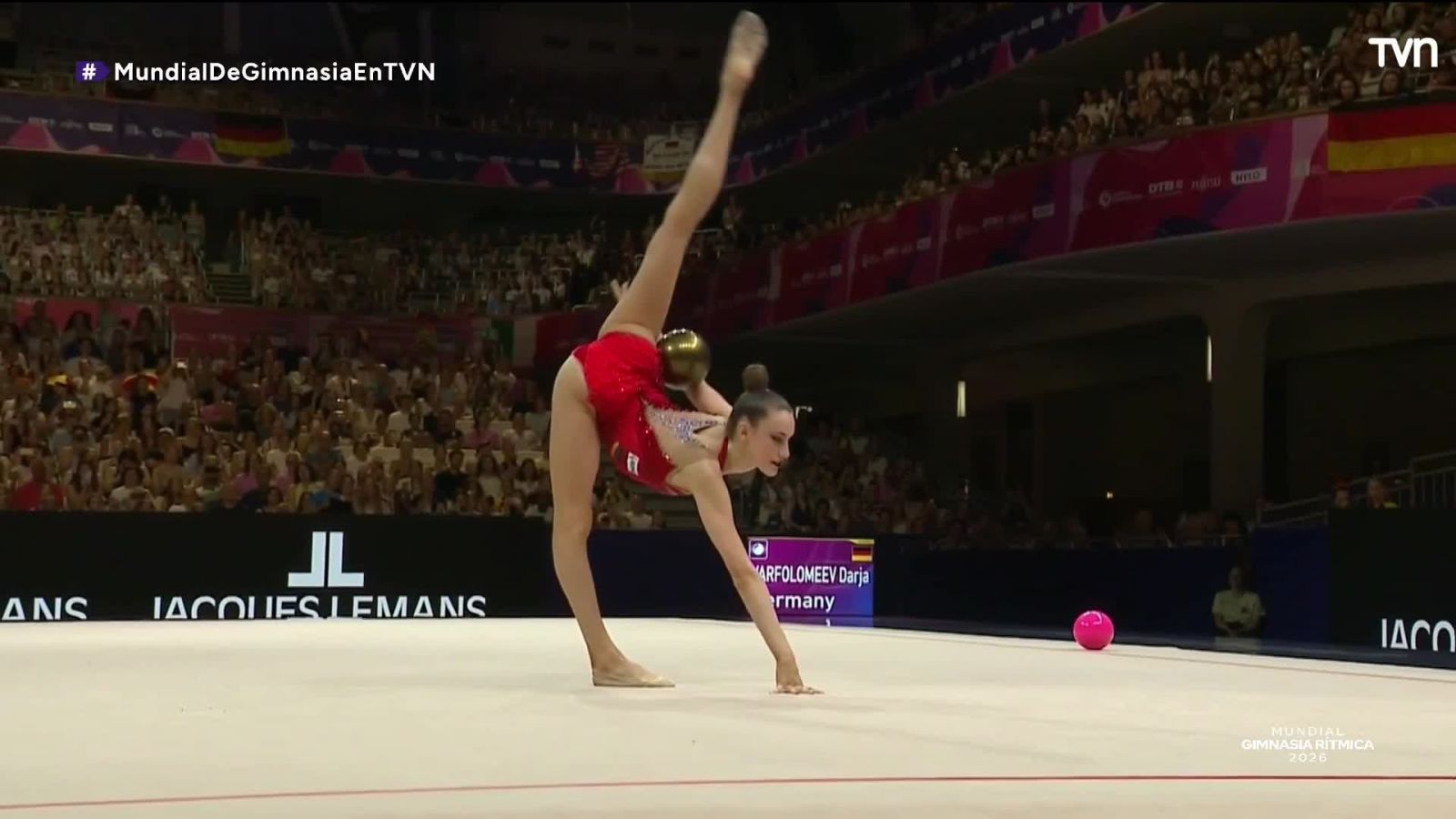 <p>Darja Varfolomeev en el Mundial de Gimnasia Rítmica 2026</p>
