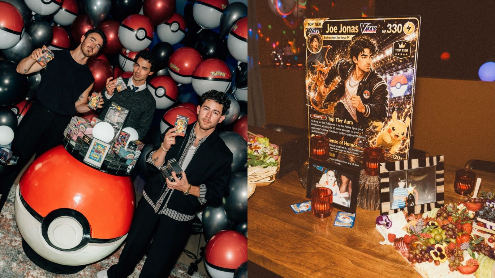 ¡Hay que atraparlos todos! Joe Jonas celebra sus 37 años con una fiesta temática de Pokémon
