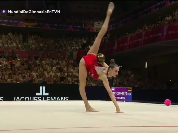 Darja Varfolomeev en el Mundial de Gimnasia Rítmica 2026