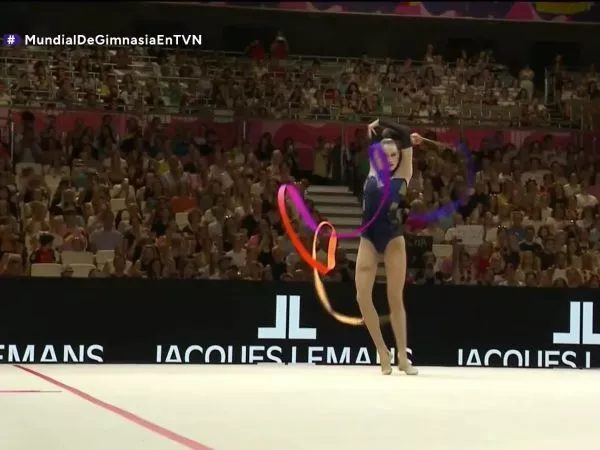 Darja Varfolomeev en el Mundial de Gimnasia Rítmica 2026