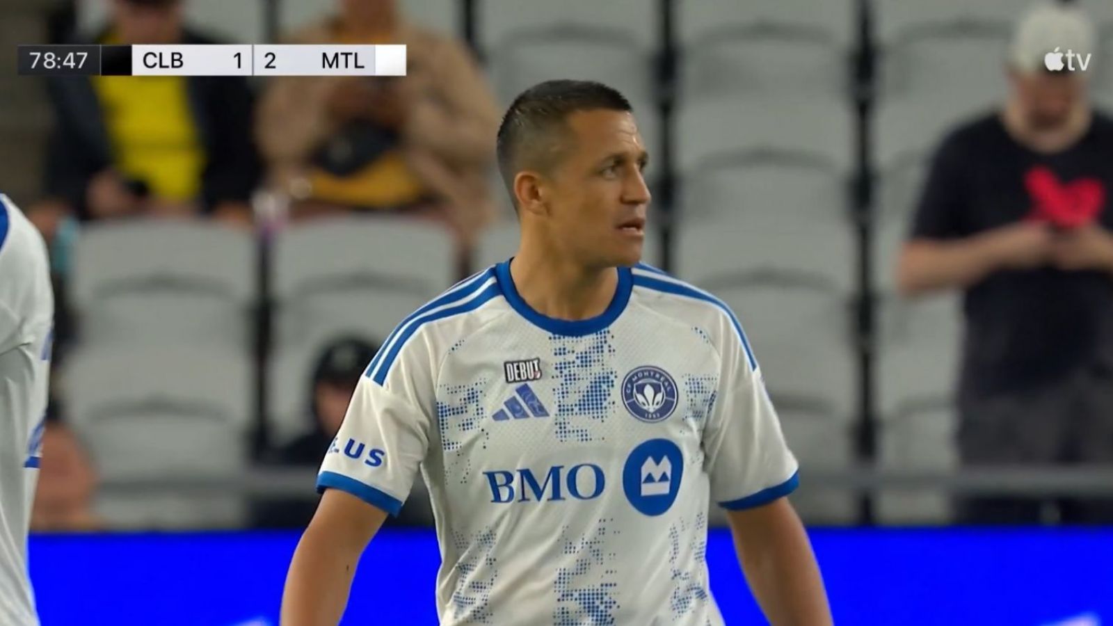 Con chascarro de otro chileno: Debut triunfal de Alexis Sánchez con CF Montréal en la MLS
