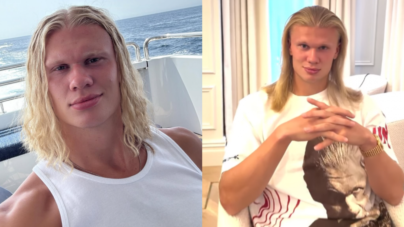 <p>De melena rubia a pelo corto: Haaland estrena radical cambio de imagen</p>

