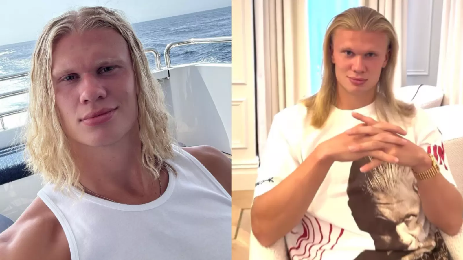 De melena rubia a pelo corto: Haaland estrena radical cambio de imagen