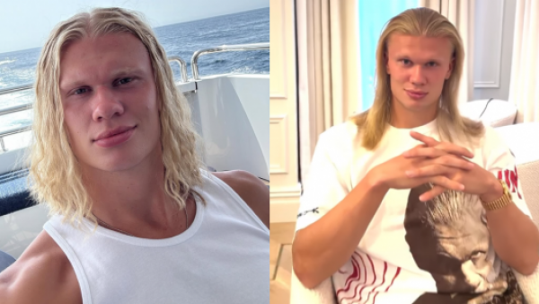 <p>De melena rubia a pelo corto: Haaland estrena radical cambio de imagen</p>De melena rubia a pelo corto: Haaland estrena radical cambio de imagen
