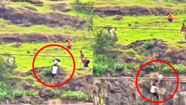 Tragedia en India: padre e hijo caen de un barranco y madre muere tras lanzarse al vacío