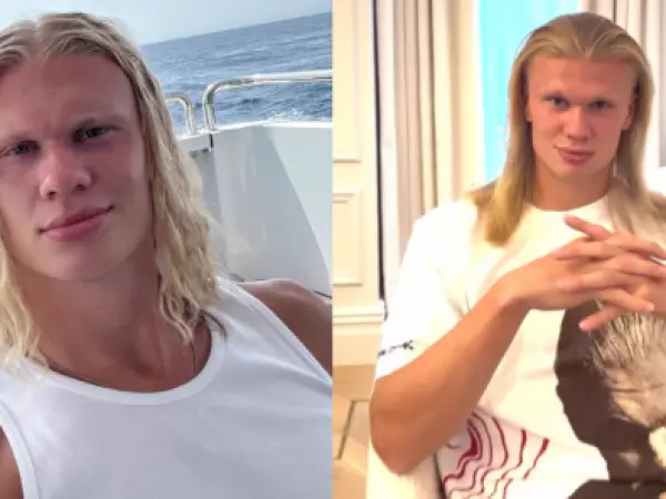 De melena rubia a pelo corto: Haaland estrena radical cambio de imagen