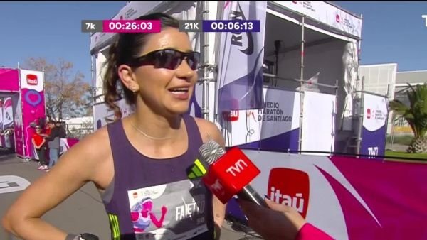 <p>Javiera Faletto maratonista</p>La chilena Javiera Faletto gana los 7K del Medio Maratón
