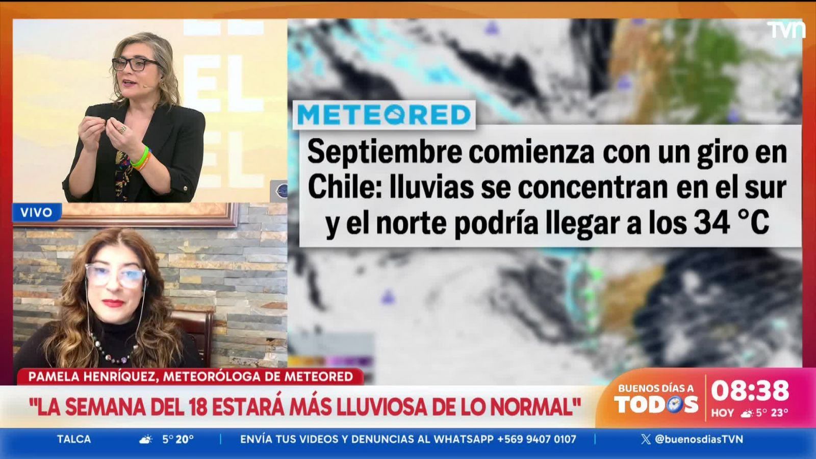 Meteored: "La semana del 18 estará más lluviosa de lo normal"

