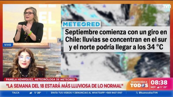 Meteored: "La semana del 18 estará más lluviosa de lo normal"
