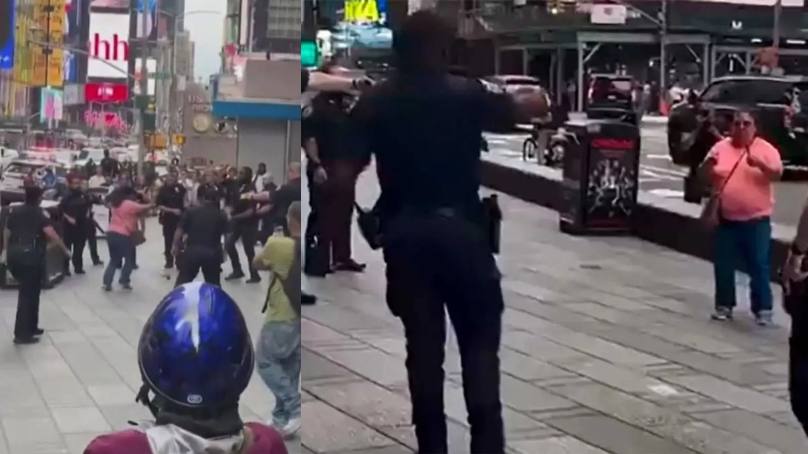 Pánico en Times Square: Mujer es abatida por la policía tras apuñalar a dos personas