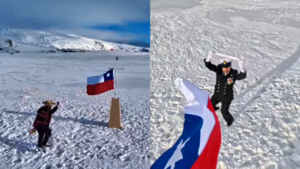 <p>Con cueca en plena Antártica: Armada da inicio a las celebraciones de Fiestas Patrias</p>Con cueca en plena Antártica: Armada da inicio a las celebraciones de Fiestas Patrias
