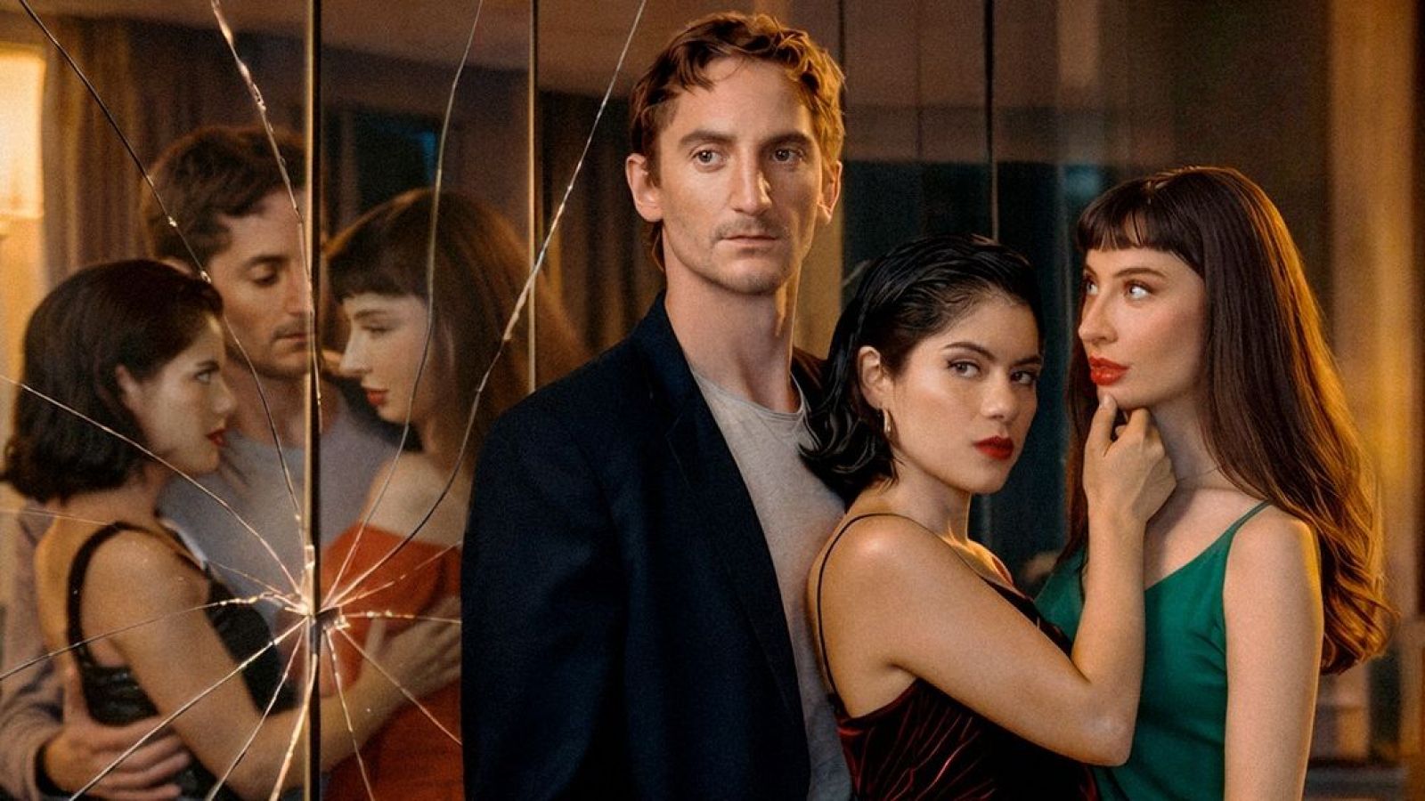 <p>Francisco Reyes Cristi, Luciana Ibáñez y Daniela López protagonizan “El Límite del Deseo”, la nueva teleserie vertical de TVN</p>
