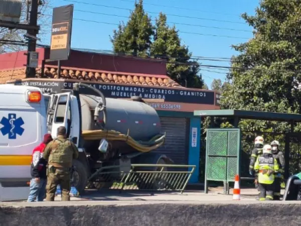 Tragedia en San Pedro de la Paz: hombre muere al intentar detener camión