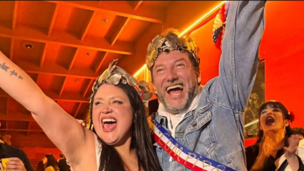 La emoción de Pamela Leiva y Daniel Fuenzalida al ser coronados reyes guachacas
