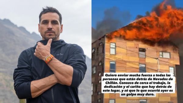 "Un golpe muy duro": Pangal Andrade lamenta feroz incendio en Hotel Nevados de Chillán

