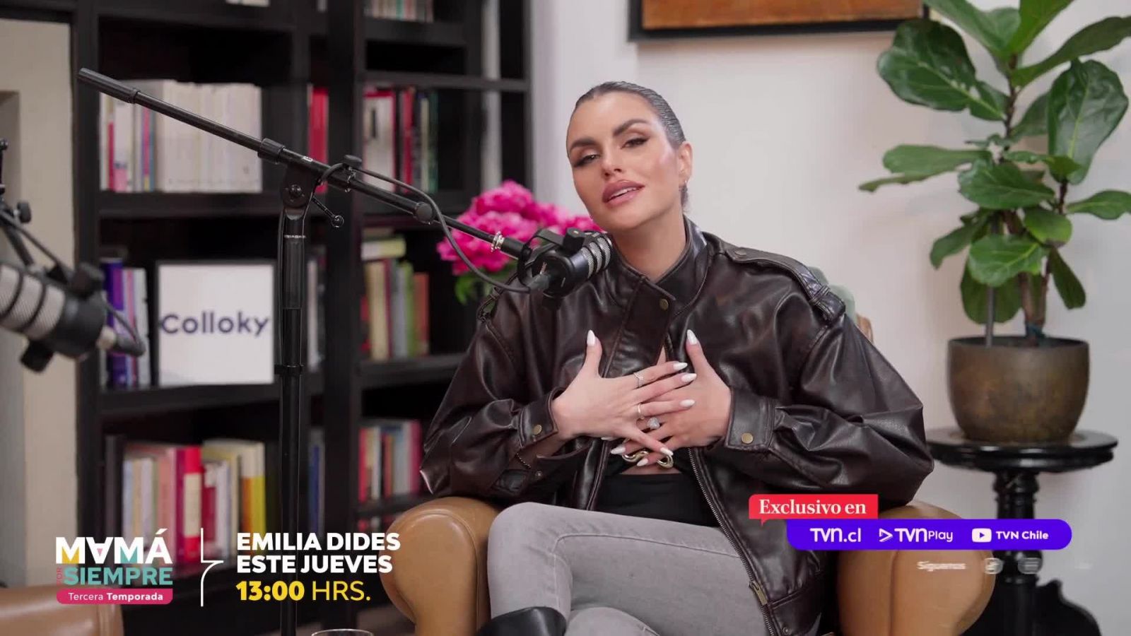Esta tarde Emilia Dides estará en "Mamá por Siempre"
