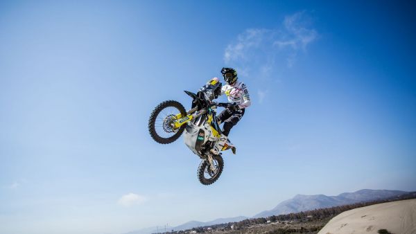 La histórica moto de Pablo Quintanilla que ahora puede quedar en manos de un fan: fue segunda en el Dakar 2020
