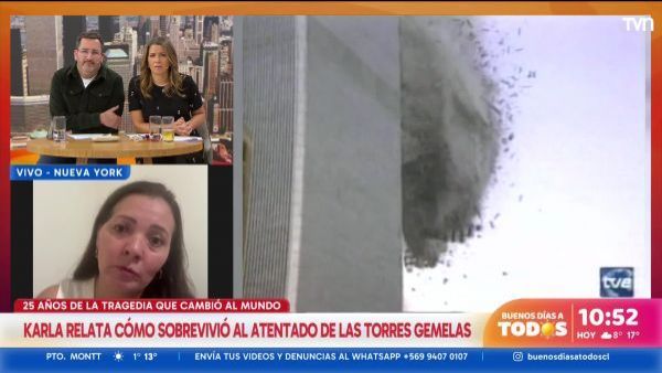 Karla relata cómo sobrevivió al atentado de las Torres Gemelas
