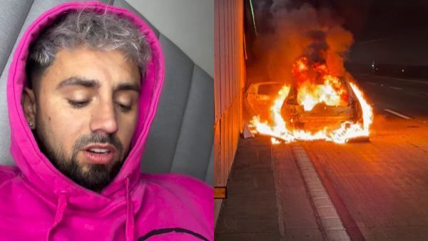 "La vida es muy frágil": Exchico reality relata angustiante momento que vivió luego de que su auto se incendiara en plena autopista

