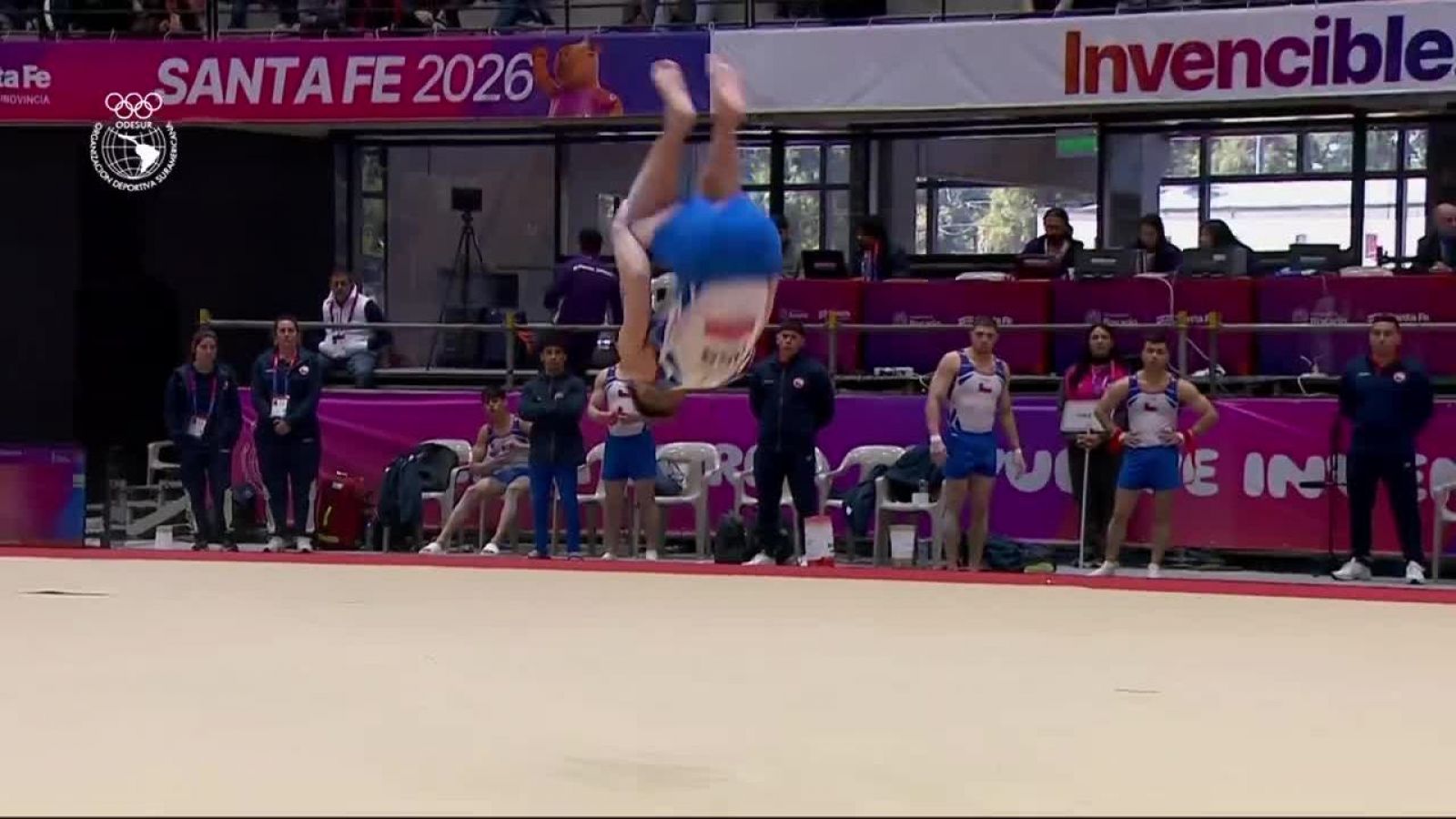 Chile debuta en la Gimnasia Artística Masculina

